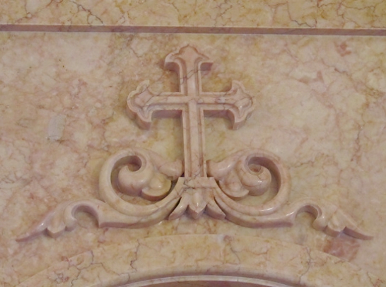 Fragment of iconostasis.